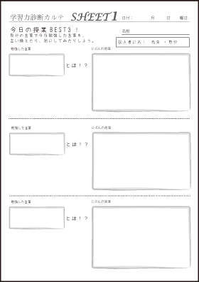 暗記力養成カルテ